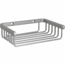 MSV Etagère Panier De Douche à Fixer PAPEY Alu - Gris