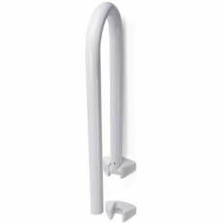 MSV 140699 Barre Toilette Et Douche Inclinable, Aluminium/Abs, Blanc -Promos MSV Magasin 29956987 3