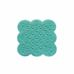 MSV 140198 Tapis De Douche Caoutchouc + Carbonate De Calcium Bleu 54 X 54 X 0,1 Cm