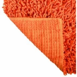 MSV Tapis De Bain Coton 40x60cm Orange - Orange -Promos MSV Magasin 30009242 3