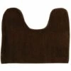 MSV Tapis De Bain Lavabo & Wc Coton 45x35cm Chocolat - Marron