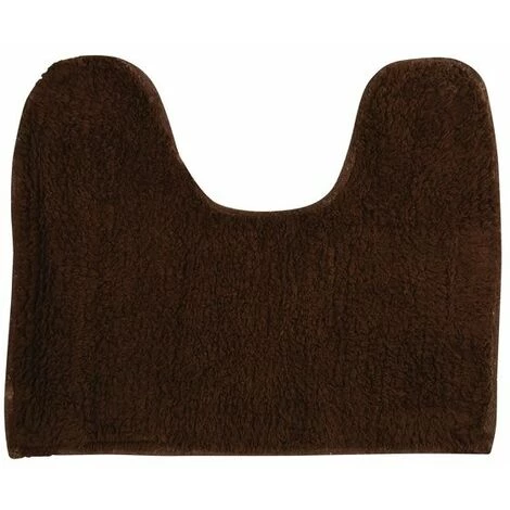MSV Tapis De Bain Lavabo & Wc Coton 45x35cm Chocolat - Marron 1 MSV Tapis De Bain Lavabo & Wc Coton 45x35cm Chocolat - Marron