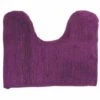 MSV Tapis De Bain Lavabo & Wc Coton 45x35cm Violet - Violet