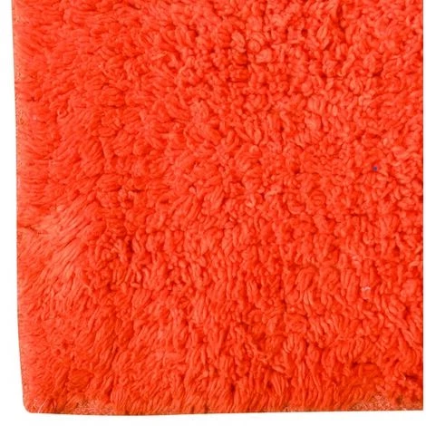 MSV Tapis De Bain Coton 45x70cm Orange - Orange 2 MSV Tapis De Bain Coton 45x70cm Orange - Orange – Image 2