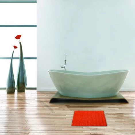 MSV Tapis De Bain Coton 45x70cm Orange - Orange 4 MSV Tapis De Bain Coton 45x70cm Orange - Orange – Image 4