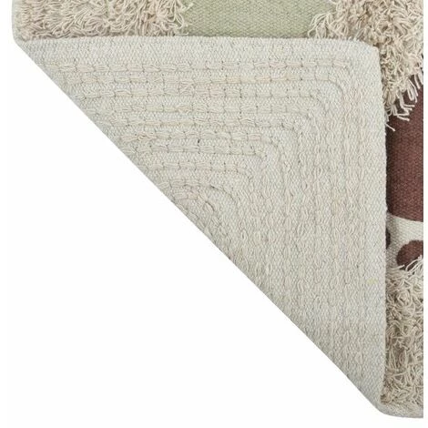 MSV Tapis De Bain Coton PIED 40x60cm Marron & Gris - Marron 3 MSV Tapis De Bain Coton PIED 40x60cm Marron & Gris - Marron – Image 3