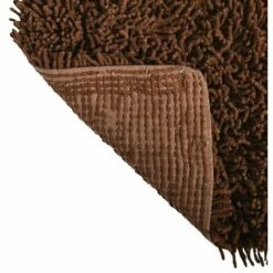 MSV Tapis De Bain Coton 40x60cm Marron - Marron -Promos MSV Magasin 30009485 3