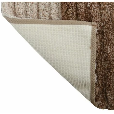 MSV Tapis De Bain Microfibre 50X80cm 3D Marron - Marron 3 MSV Tapis De Bain Microfibre 50X80cm 3D Marron - Marron – Image 3