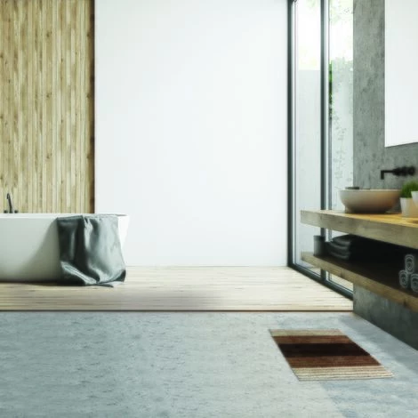 MSV Tapis De Bain Microfibre 50X80cm 3D Marron - Marron 4 MSV Tapis De Bain Microfibre 50X80cm 3D Marron - Marron – Image 4