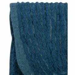 MSV Tapis De Bain Lavabo & Wc Coton 45x35cm Bleu Foncé - Bleu -Promos MSV Magasin 30009528 3