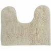 MSV Tapis De Bain Lavabo & Wc Coton 45x35cm Ecru - Beige