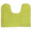 MSV Tapis De Bain Lavabo & Wc Coton 45x35cm Vert Anis - Vert