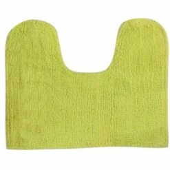 MSV Tapis De Bain Lavabo & Wc Coton 45x35cm Vert Anis - Vert