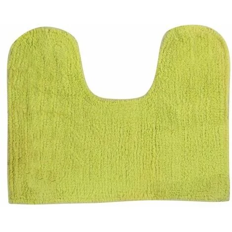 MSV Tapis De Bain Lavabo & Wc Coton 45x35cm Vert Anis - Vert 1 MSV Tapis De Bain Lavabo & Wc Coton 45x35cm Vert Anis - Vert
