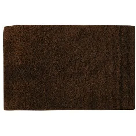 MSV Tapis De Bain Coton 45x70cm Chocolat - Marron 1 MSV Tapis De Bain Coton 45x70cm Chocolat - Marron