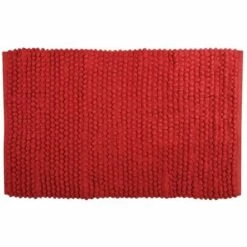 MSV Tapis De Bain Coton 50x80cm Rouge - Rouge