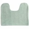 MSV Tapis De Bain Lavabo & Wc Coton 45x35cm Vert Pastel - Vert