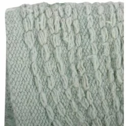 MSV Tapis De Bain Lavabo & Wc Coton 45x35cm Vert Pastel - Vert -Promos MSV Magasin 30009663 3