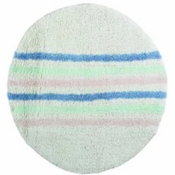 MSV Tapis De Bain Coton Rond SEAUVILLE ø57Cm Multicolor - Multicolor