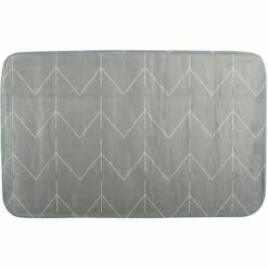 MSV Tapis De Bain Microfibre 45x75cm Gao - Taupe