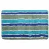 MSV Tapis De Bain Microfibre QUITO 50x80cm Bleu & Vert - Multicolor