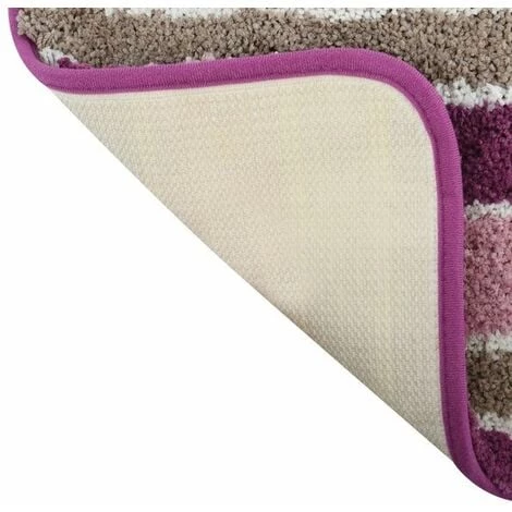 MSV Tapis De Bain Microfibre QUITO 50x80cm Rose & Violet - Rose 3 MSV Tapis De Bain Microfibre QUITO 50x80cm Rose & Violet - Rose – Image 3