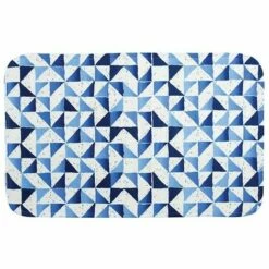 MSV Tapis De Bain Microfibre 45x75cm CALULA - Bleu