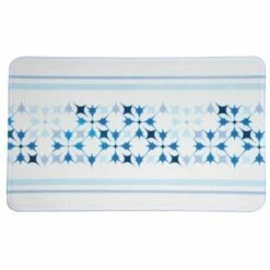 MSV Tapis De Bain Microfibre 45x75cm Malta Bleu - Bleu