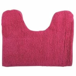 MSV Tapis De Bain Lavabo & Wc Coton 45x35cm Fuschia - Rose