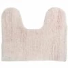 MSV Tapis De Bain Lavabo & Wc Coton 45x35cm Rose Pastel - Rose