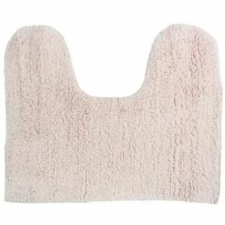 MSV Tapis De Bain Lavabo & Wc Coton 45x35cm Rose Pastel - Rose