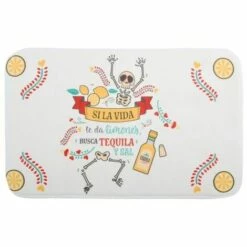 MSV Tapis De Bain Microfibre 45x75cm Tequila - Multicolor