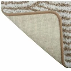 MSV Tapis De Bain Microfibre 50x80cm Wave Taupe - Taupe -Promos MSV Magasin 30014036 4