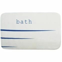 MSV Tapis De Bain Microfibre PACCO 45x75cm Pacco - Bleu