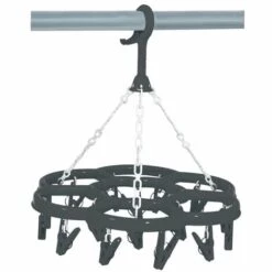 MSV Sechoir à Sous-vêtements Rond Gris - Gris