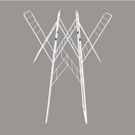 MSV Etendoir à Linge Accordéon Extensible 33m Blanc - Blanc 4 MSV Etendoir à Linge Accordéon Extensible 33m Blanc - Blanc – Image 4