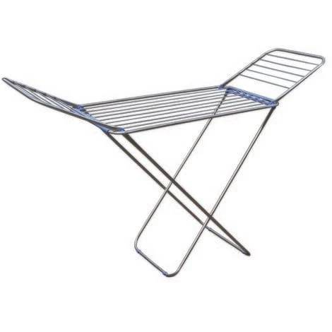 MSV Etendoir à Linge à Ailes En Inox 20M Gris - Gris 1 MSV Etendoir à Linge à Ailes En Inox 20M Gris - Gris