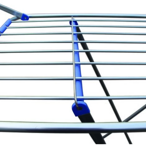 MSV Etendoir à Linge à Ailes En Inox 20M Gris - Gris 3 MSV Etendoir à Linge à Ailes En Inox 20M Gris - Gris – Image 3