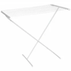 MSV Etendoir à Linge à Linge 10M Acier 1 Niveau Blanc - Blanc