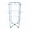 MSV Etendoir à Linge Tour 3 Niveaux 30M Acier Bleu - Bleu