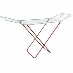 MSV Etendoir à Linge à Ailes En Acier 18M Blanc - Blanc