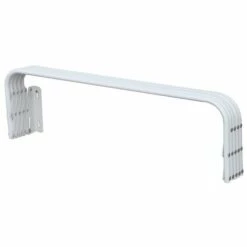 MSV Etendoir à Linge Extensible Mural Acier 4M Acier Blanc - Blanc -Promos MSV Magasin 30100872 3