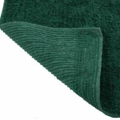 MSV Tapis De Bain Coton 45x70cm Vert Foncé - Vert -Promos MSV Magasin 30388766 3