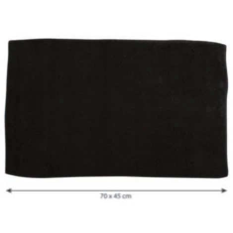 MSV Tapis De Bain Coton 45x70cm Noir - Noir 1 MSV Tapis De Bain Coton 45x70cm Noir - Noir