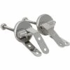 MSV Charnieres En Inox Pour Abattant Wc - Gris