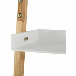 MSV Etagère Meuble De Rangement Style échelle 5 Niveaux En Bambou & MDF Blanc - Blanc 4 MSV Etagère Meuble De Rangement Style échelle 5 Niveaux En Bambou & MDF Blanc - Blanc -Promos MSV Magasin 30614082 2