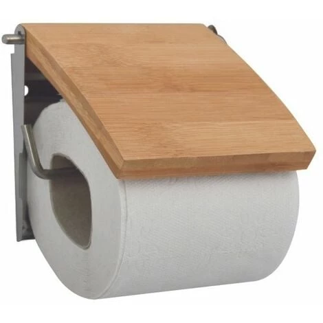 MSV Porte Rouleau Papier Wc Mural Bambou Beige - Beige 1 MSV Porte Rouleau Papier Wc Mural Bambou Beige - Beige