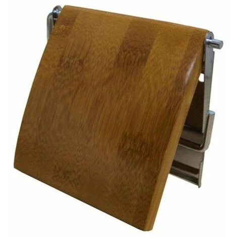 MSV Porte Rouleau Papier Wc Mural Bambou Beige - Beige 3 MSV Porte Rouleau Papier Wc Mural Bambou Beige - Beige – Image 3