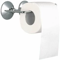MSV Porte Rouleau Papier Wc Ou Serviettes Mural Chromé - Chromé