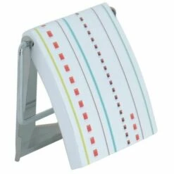 MSV Porte Rouleau Papier Wc Mural Inox & MDF PLUIE DE COULEURS Multi-couleur - Multicolor